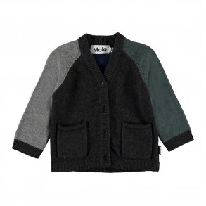 Molo Strik Cardigan med Uld, Benjamin/Quiet Hues