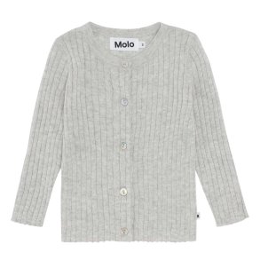 Molo Cardigan, Georgette/Light Grey Melange