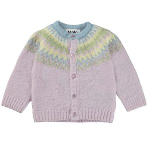 Molo Cardigan med uld, Bay/Alpine Glow