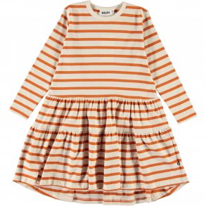 Molo Kjole LS, Chia Breton/Pumpkin