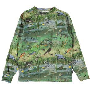 Molo T-shirt LS, Rill/Wondrous pond