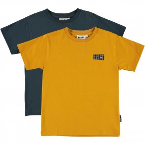 Molo T-Shirt SS (2 stk.), Rasmus/Honey Navy