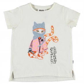 Molo T-shirts SS, Reenasa/Ninja Kitty