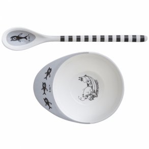 Mumin Skl och sked, Mumin/Gr