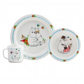 Mumin Matset i melamin, 3 delar