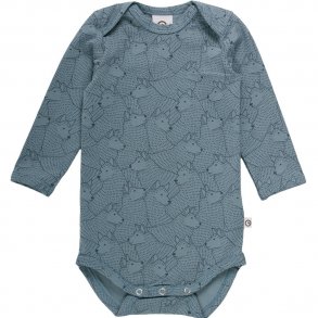 Müsli Body LS, Wolf/Lagoon Green