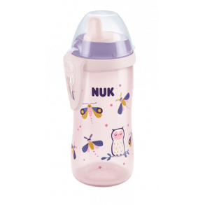 NUK Kiddy Drikkeflaske, Glow in the Dark/Pink