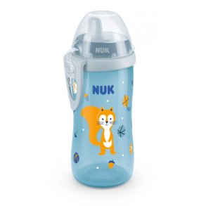 NUK Kiddy Drikkeflaske, Egern/Bl