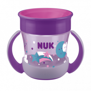 NUK Evolution Mini Magic Kop, Glow in the Dark/Lilla