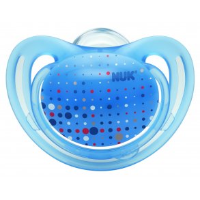 NUK Freestyle Silikone Sut - Suttestrrelse: 0-6 mdr., Bl