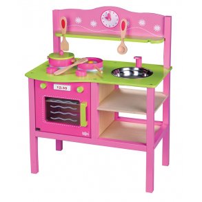 Lelin Leksakskk, rosa/lime 