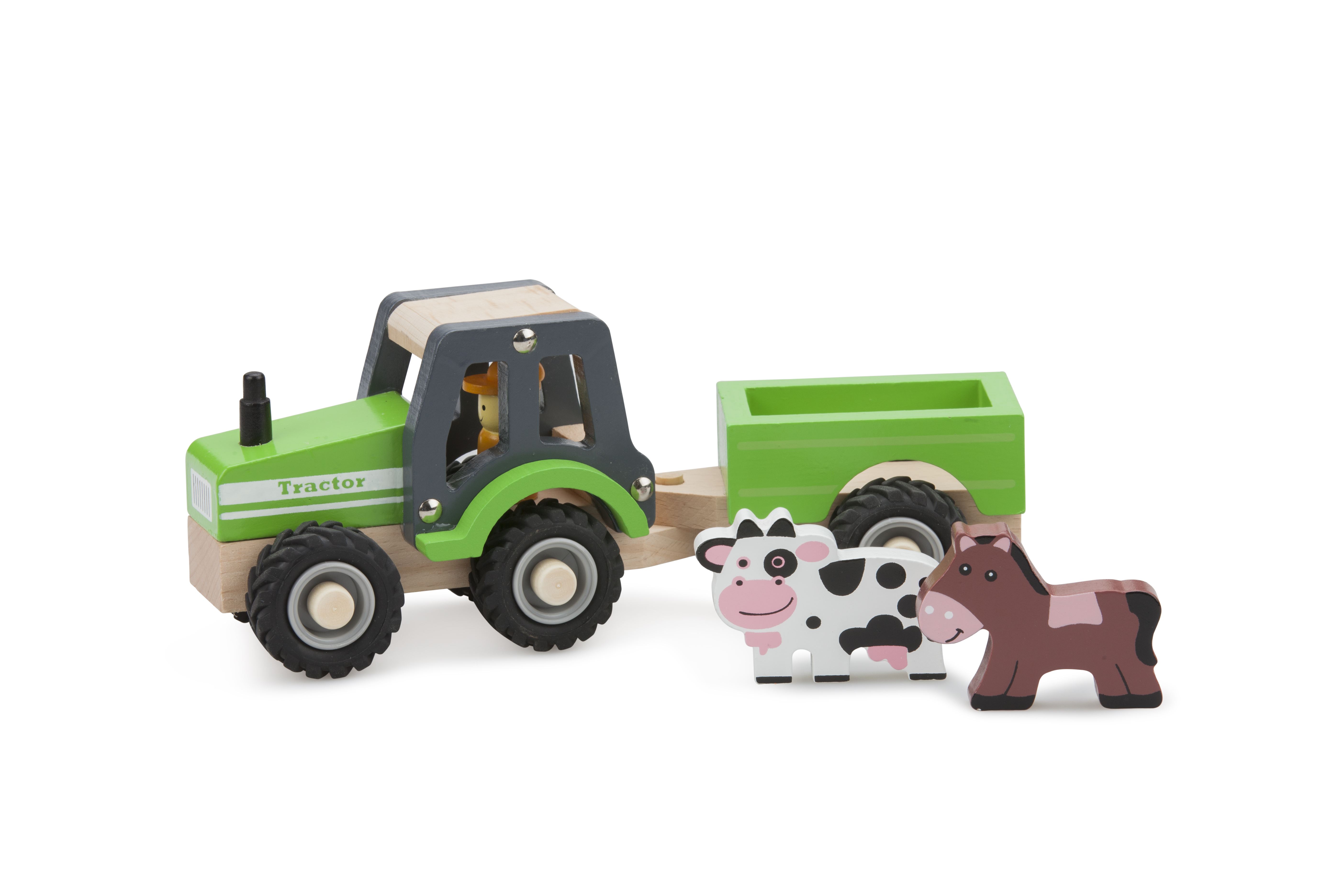 New Classic Toys Traktor mit Anhänger - New Classic Toys 