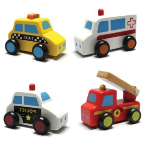 New Classic Toys Mini bilar 4 sm