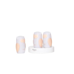 Olala Boutique Natlampe Trio, Ugle/Hvid