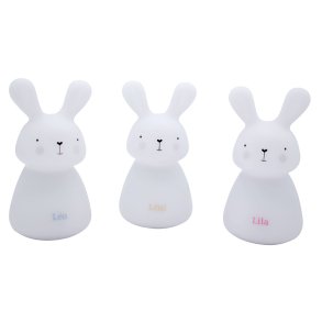 Olala Boutique Natlampe Trio, Kanin/Hvid