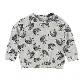 Petit By Sofie Schnoor Bluse, Grey Leopard
