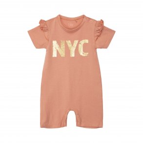 Petit by Sofie Schnoor Romper SS, Peggy/Dusty Rose