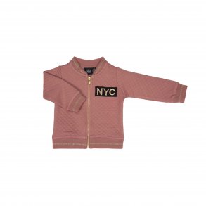 Petit By Sofie Schnoor NYC Sweat Cardigan, Dusty Rose
