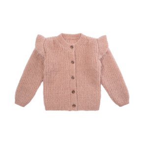 Petit by Sofie Schnoor Stickad Kofta, Isabella/Light rose