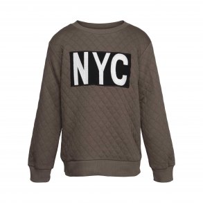 Petit By Sofie Schnoor Quilt NYC Mads Sweat Army green