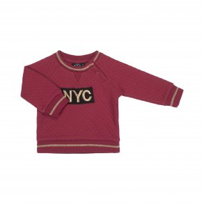 Petit By Sofie Schnoor NYC Sweatshirt, Earth Red