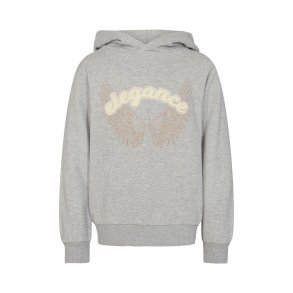 Petit by Sofie Schnoor Sweatshirt med htte, Simona/Grey melange