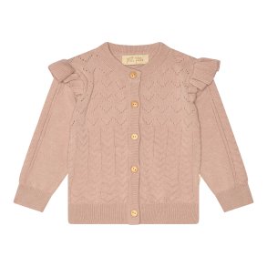 Petit Piao Strik cardigan, Adobe rose