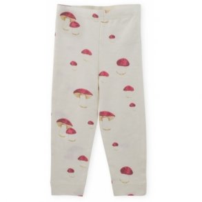 Petit Piao Leggings, Mushroom Print