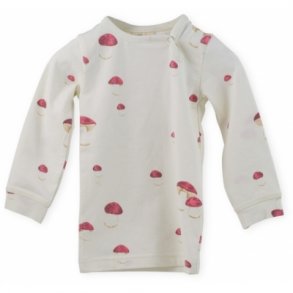 Petit Piao Bluse LS, Mushroom Print