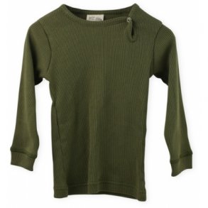 Petit Piao Bluse L/S, Olive Green
