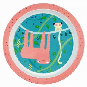 Petit Jour Paris Flad Tallerken, Jungle/Dovendyr og Lemur