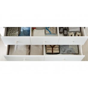 Pinolino Changing unit 'Pino' wideSolid wood: pine, white glazed 