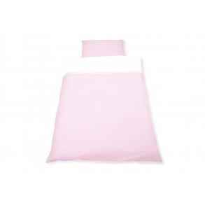 Pinolino Junior Bddset 100x135cm/40x60cm, Vichy-Karo/Rosa