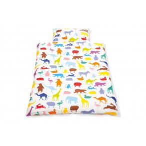 Pinolino Junior Bddset 100x135cm/40x60cm, Happy Zoo