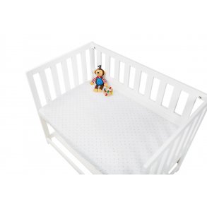 Pinolino dra-p-lakan till Vagga, Bedside Crib och barnvagn 2 st, Jersey/Ljusbl stjrnor