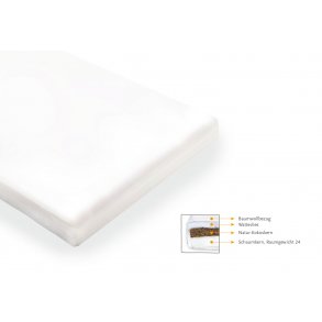 Pinolino Madrass till kombi/juniorsng, Kokos, 140x70x7cm