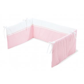 Pinolino Spjlskydd till Babysng 165x28cm, Vichy Caro/Rosa