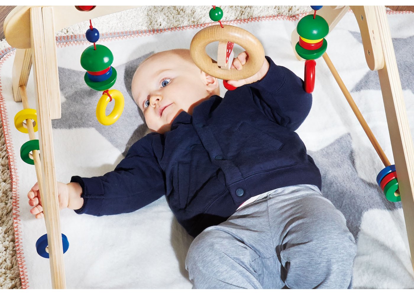 Pinolino wooden baby gym Jane Offer at PLUSTOYS