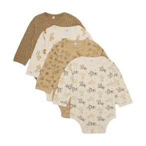 Pippi Body LS (4-pak), Whitecap gray