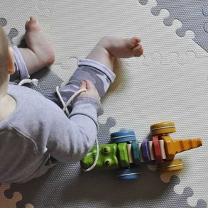 PlanToys pull toy crocodile, 