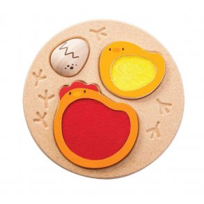 PlanToys Pussel, Kyckling 