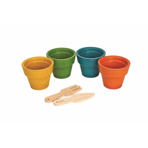 PlanToys Blumentopf (4 Stk.)