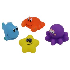 Rtt Start Badleksaker (4 stycken), Sjdjur