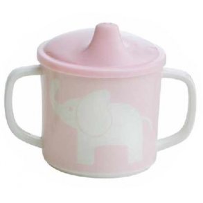 Rtt Start Mugg med pip, Elefant/ljusrosa 