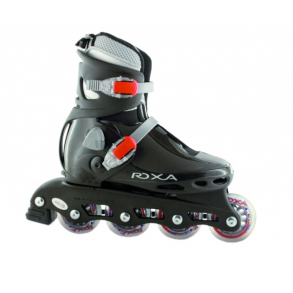 Roxa Beetle Jet Justerbar Barn Rullskridsko (str.26-31), Svart