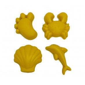 Scrunch Sandform (4 Stck), Senf