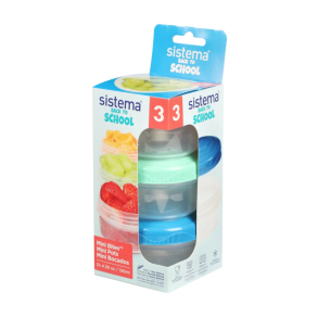 Sistema Frvaringsbox 130 ml (3 st.), To Go
