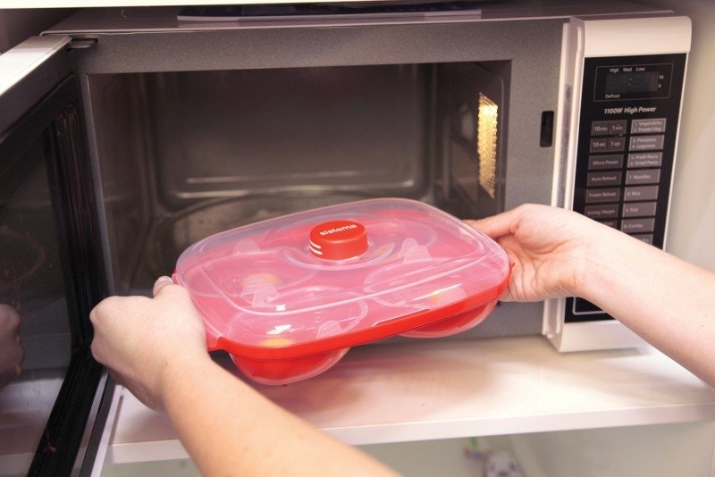 Sistema Egg Poacher til Mikroovn 1.1 L Sistema Onlinekids.dk
