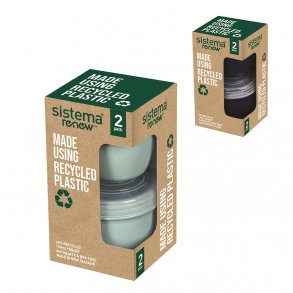 Sistema Förvaringsbox 150 ml (2 st.), Renew/Ass. Färger
