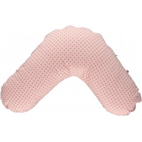 Smfolk GOTS Fodral till amningskudde, Mikropplen/Silver Pink